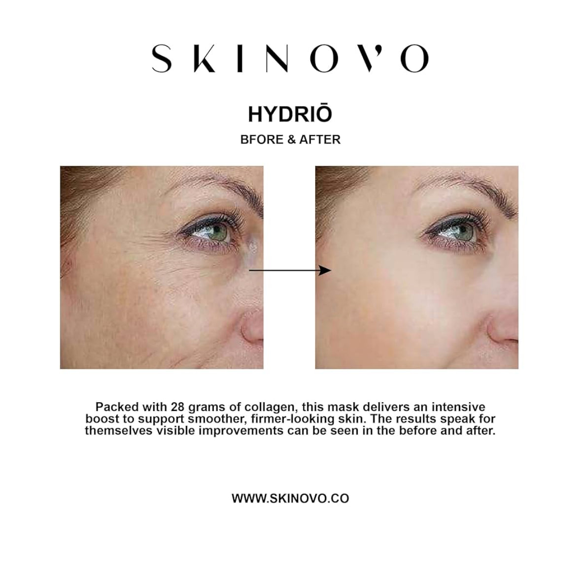 Hydriō 5 Collagen Face Masks Key Benefits
