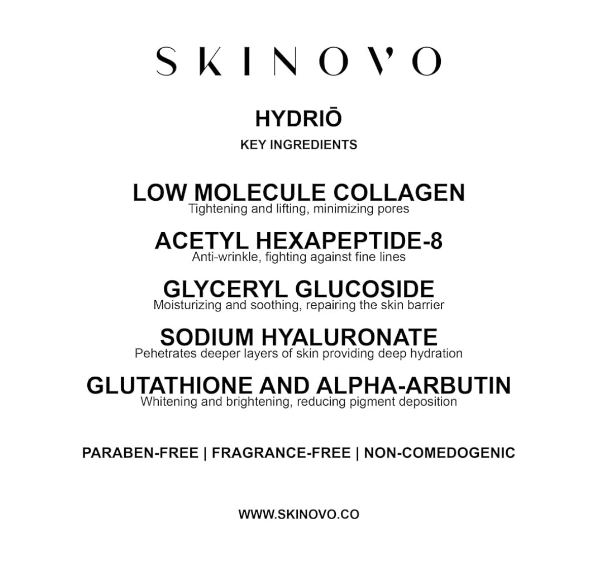 Hydriō 5 Collagen Face Masks Key Benefits