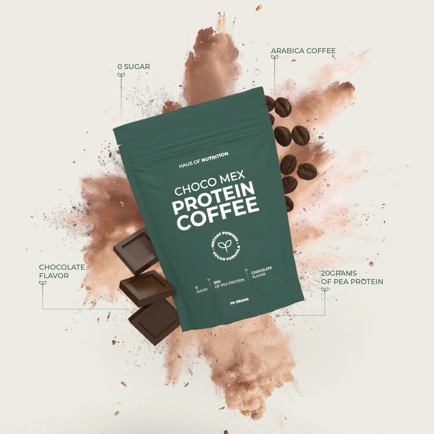 Choco Mex Protein Coffee