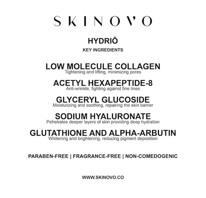 Hydriō 5 Collagen Face Masks Key Benefits